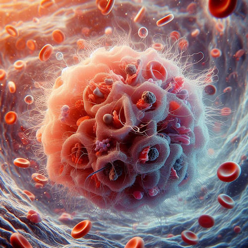 Picture 2: Schematic representation of a leukocyte Picture 2: Schematic representation of a leukocyte